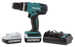 Makita - 144V Cordless Hammer Drill with 2 Batteries